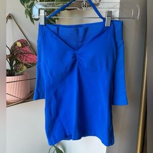 Cobalt blue activewear set